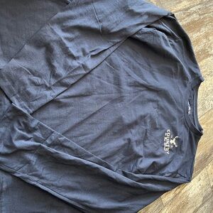 Country 2 the Bone Men's Blue Long Sleeve Shirt 2x